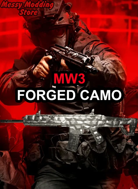 Modern Warfare III: Forged Camo Unlocked (MUST HAVE ALL WEAPONS MAX LEVEL AND GILDED ALREADY) — MessyModdingStore