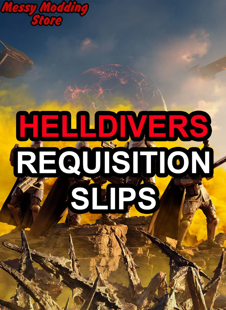 Helldivers 2: Requisition Slips — MessyModdingStore