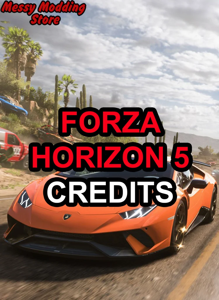 Forza Horizon 5 Credits 100 Million – 999 Million (PS5/Xbox/Steam) — MessyModdingStore
