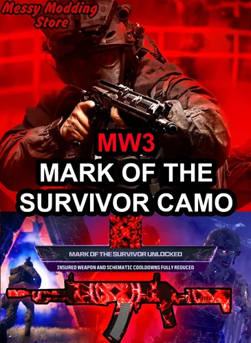 Modern Warfare III: Mark of Survivor Camo Unlocked — MessyModdingStore