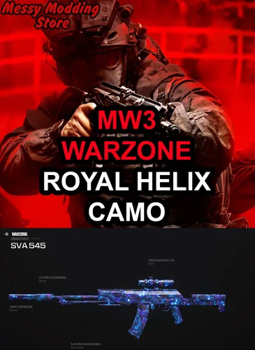 Modern Warfare III / Warzone: Royal Helix Camo — MessyModdingStore