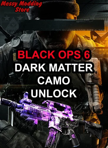 Call of Duty Black Ops 6 (BO6): Dark Matter Camo Unlock Boost — MessyModdingStore