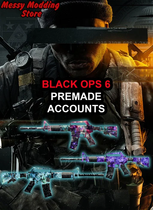 Call of Duty Black Ops 6 (BO6): (PRE-MADE ACCOUNT) & Build Your Own Account! Dark Matter, Nebula, Abyss, Max Weapon level — MessyModdingStore