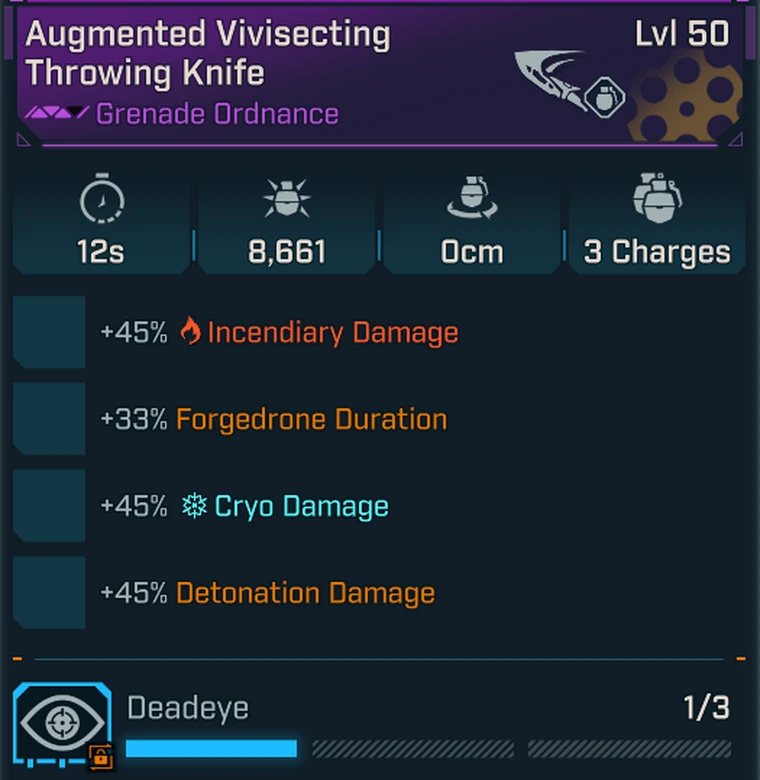 Borderlands 4 – Modded/Modified Crit Knife – 44 Class Mod perks + 74 Enhancement Perks — MessyModdingStore