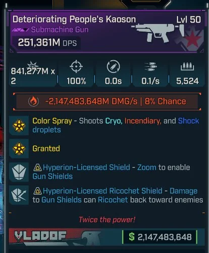 Borderlands 4 – Modified / Modded BOSS ONESHOT SMG- 251 Mil DPS (its Even Higher) — MessyModdingStore