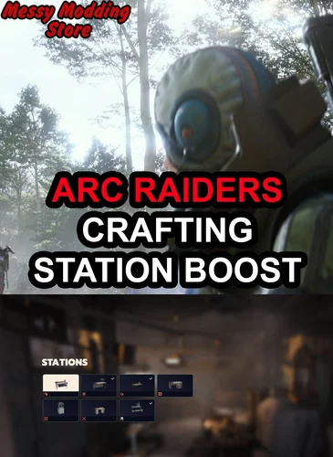 ARC Raiders Crafting Station Boost – Upgrade Workshop Levels — MessyModdingStore