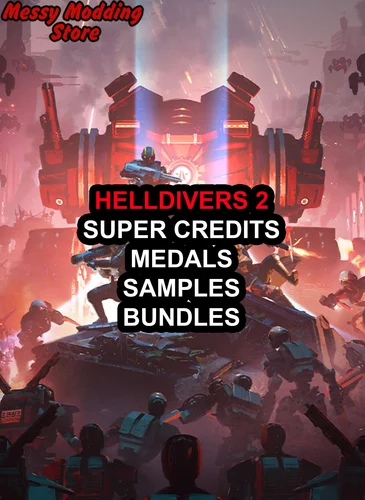 Helldivers 2: Super Credits, Medals, Samples Bundles — MessyModdingStore