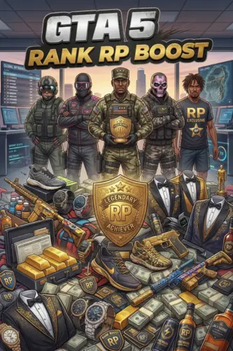 GTA 5 Rank Boost (All Platforms) — MessyModdingStore
